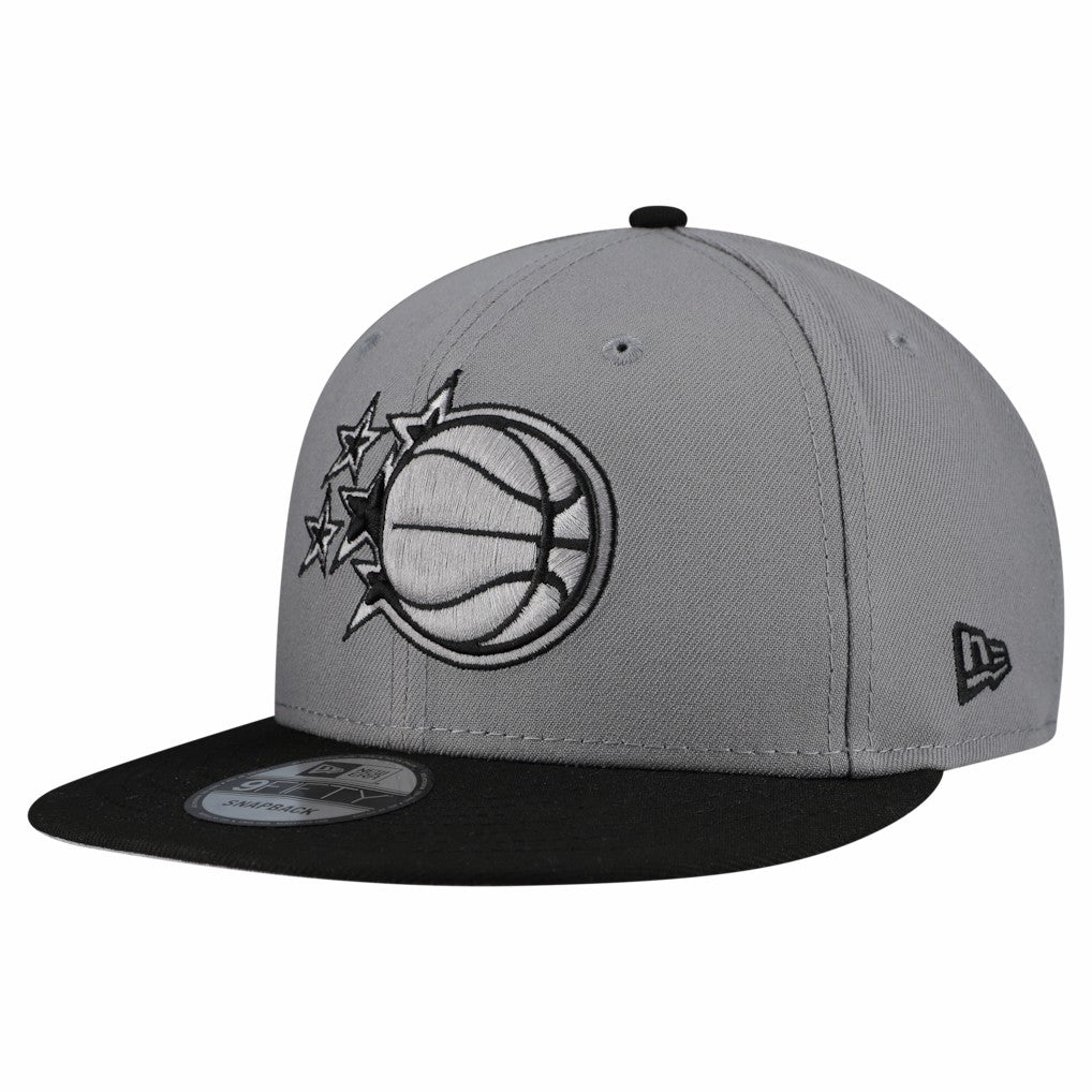 New Era Orlando Magic Core Logo Storm Gray Two-Tone 9FIFTY Snapback Hat