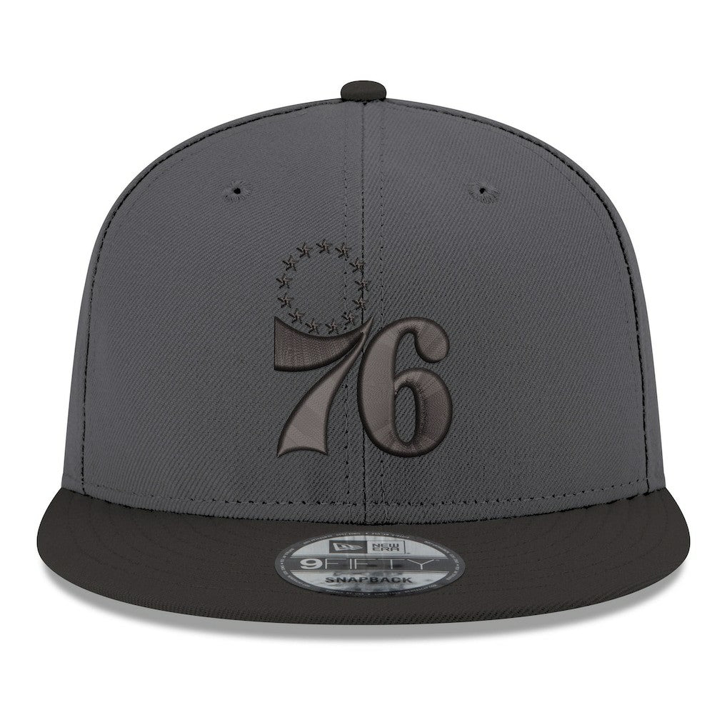 New Era Philadelphia 76ers Logo 2-Tone 9FIFTY Snapback Hat