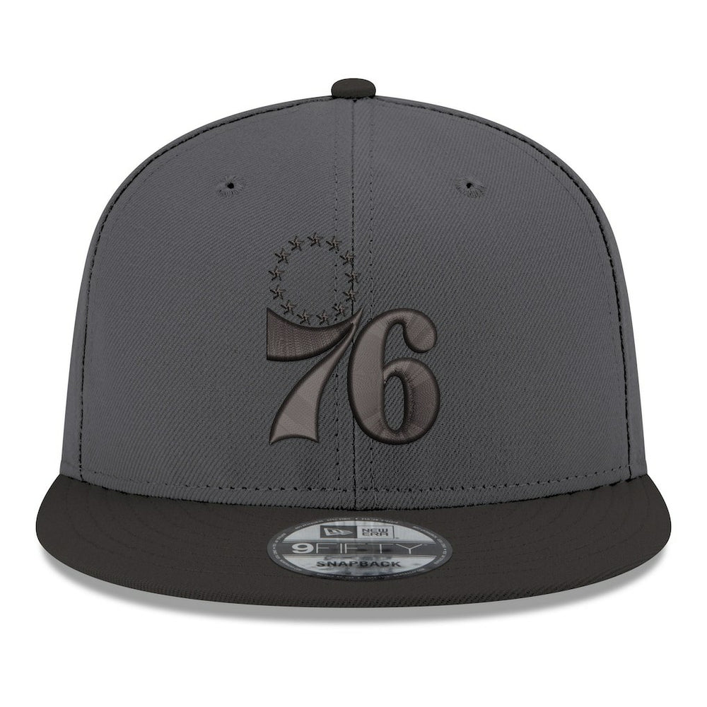 New Era Philadelphia 76ers Logo 2-Tone 9FIFTY Snapback Hat