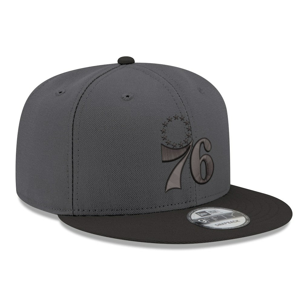 New Era Philadelphia 76ers Logo 2-Tone 9FIFTY Snapback Hat