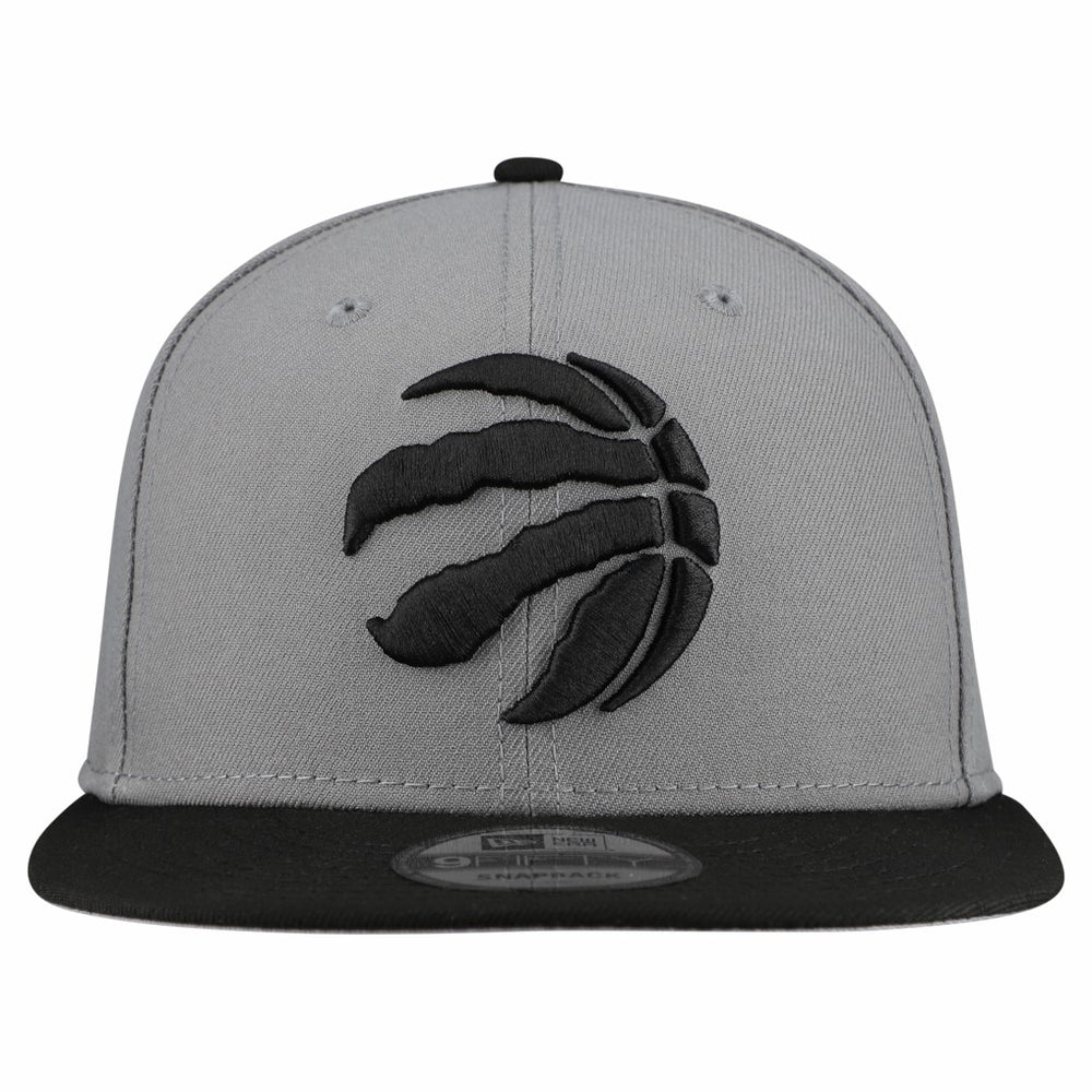 New Era Toronto Raptors Core Logo Storm Gray Two-Tone 9FIFTY Snapback Hat