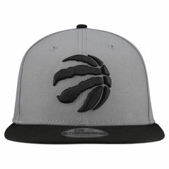 New Era Toronto Raptors Core Logo Storm Gray Two-Tone 9FIFTY Snapback Hat