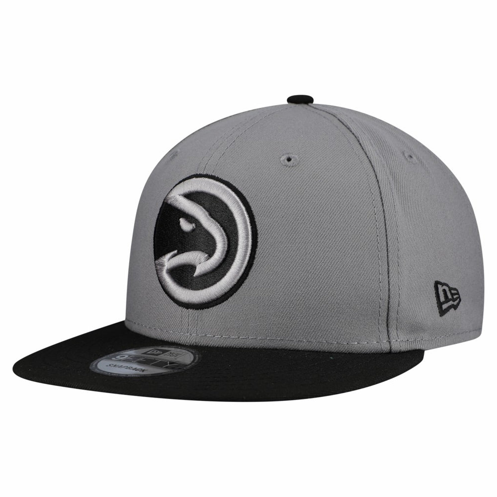 New Era Atlanta Hawks Core Logo Storm Gray Two-Tone 9FIFTY Snapback Hat