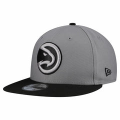New Era Atlanta Hawks Core Logo Storm Gray Two-Tone 9FIFTY Snapback Hat