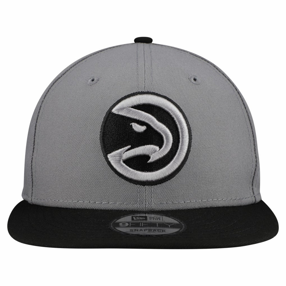 New Era Atlanta Hawks Core Logo Storm Gray Two-Tone 9FIFTY Snapback Hat