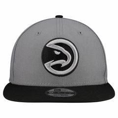 New Era Atlanta Hawks Core Logo Storm Gray Two-Tone 9FIFTY Snapback Hat