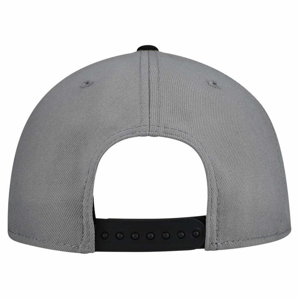 New Era Chicago Bulls Core Logo Storm Gray Two-Tone 9FIFTY Snapback Hat