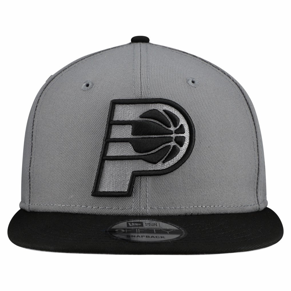 New Era Indiana Pacers Core Logo Storm Gray Two-Tone 9FIFTY Snapback Hat