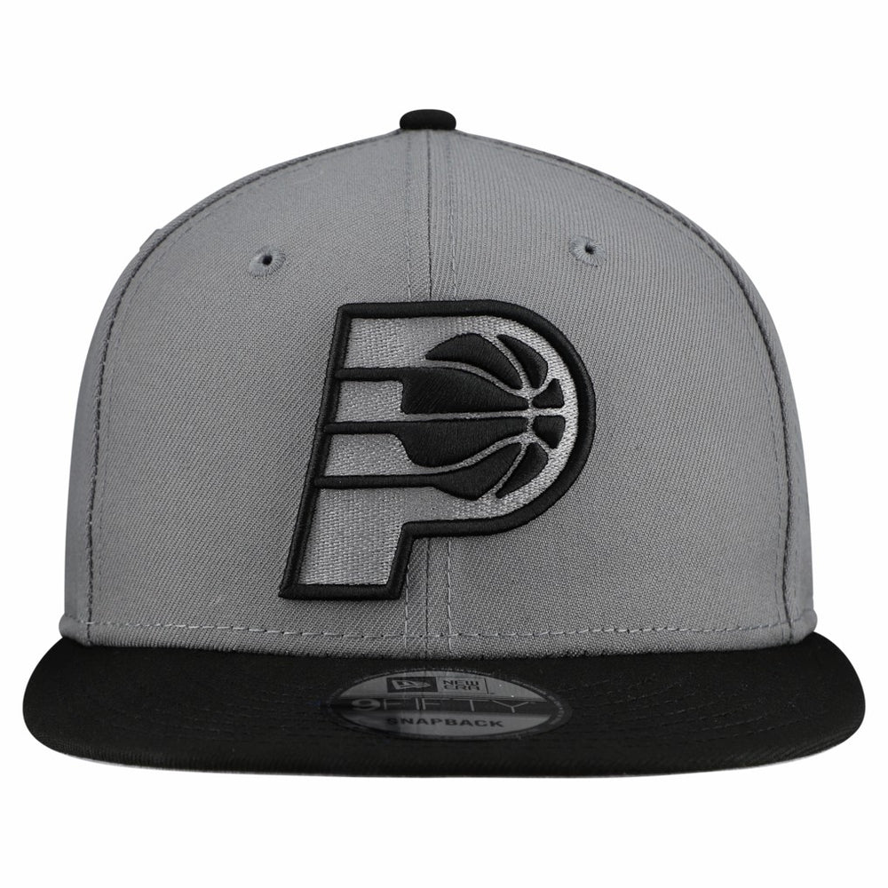 New Era Indiana Pacers Core Logo Storm Gray Two-Tone 9FIFTY Snapback Hat