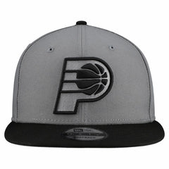 New Era Indiana Pacers Core Logo Storm Gray Two-Tone 9FIFTY Snapback Hat