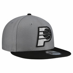 New Era Indiana Pacers Core Logo Storm Gray Two-Tone 9FIFTY Snapback Hat