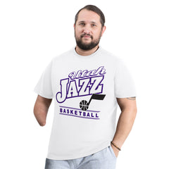 Utah Jazz G-III Sports by Carl Banks Adaptive Headliner T-Shirt