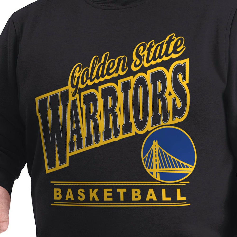 Golden State Warriors G-III Sports by Carl Banks Adaptive Headliner Fleece Crewneck Sweatshirt sale