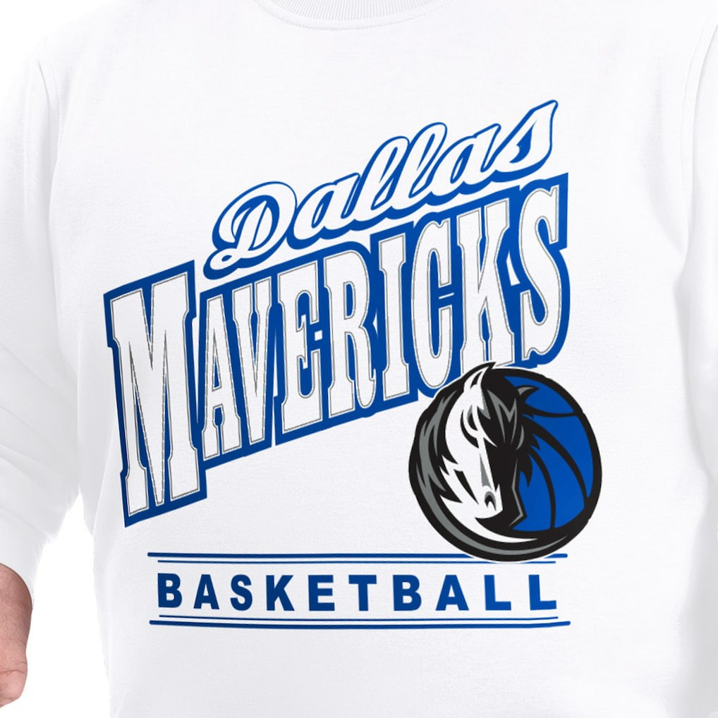 Dallas Mavericks G-III Sports by Carl Banks Adaptive Headliner Fleece Crewneck Sweatshirt sale