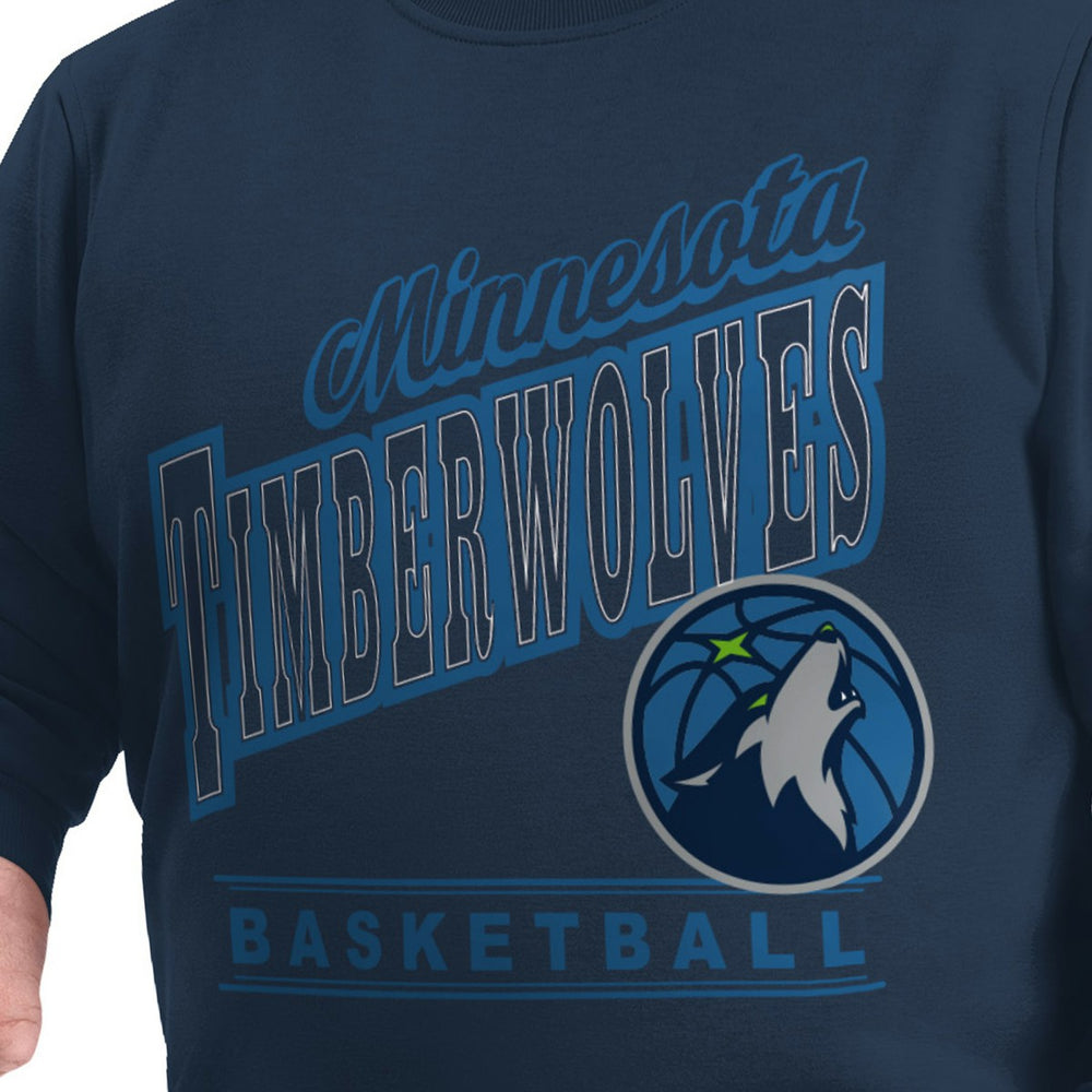 Minnesota Timberwolves G-III Sports by Carl Banks Adaptive Headliner Fleece Crewneck Sweatshirt