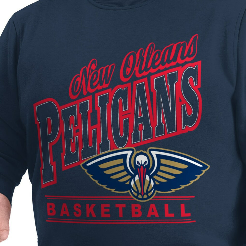 New Orleans Pelicans G-III Sports by Carl Banks Adaptive Headliner Fleece Crewneck Sweatshirt