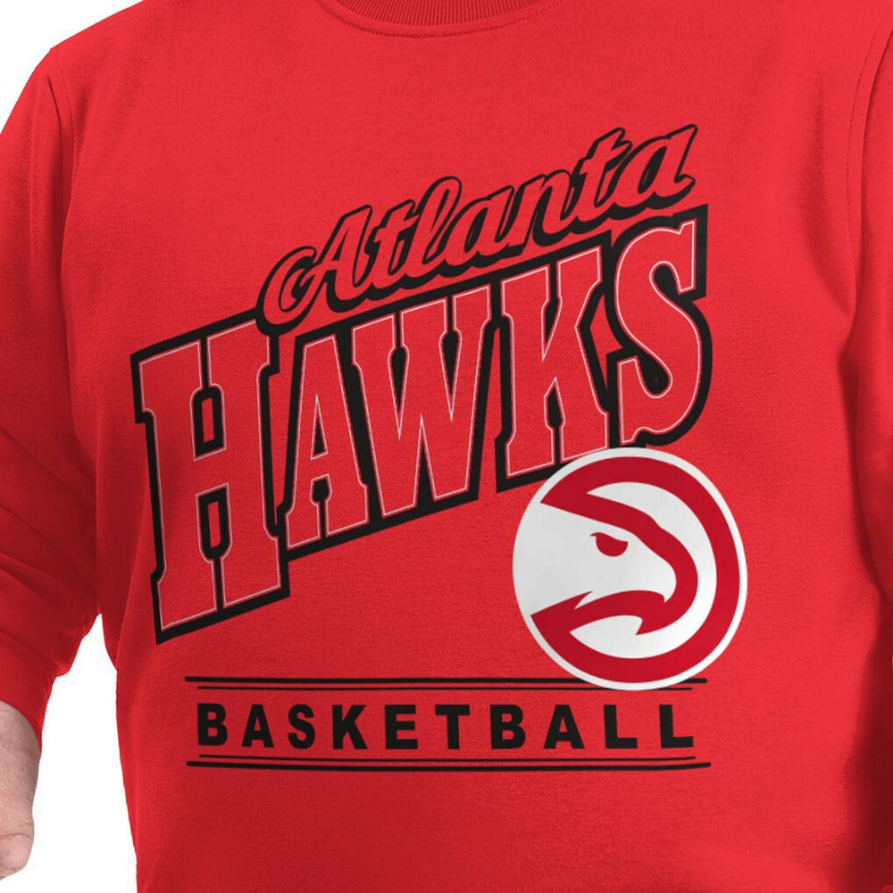 Atlanta Hawks G-III Sports by Carl Banks Adaptive Headliner Fleece Crewneck Sweatshirt