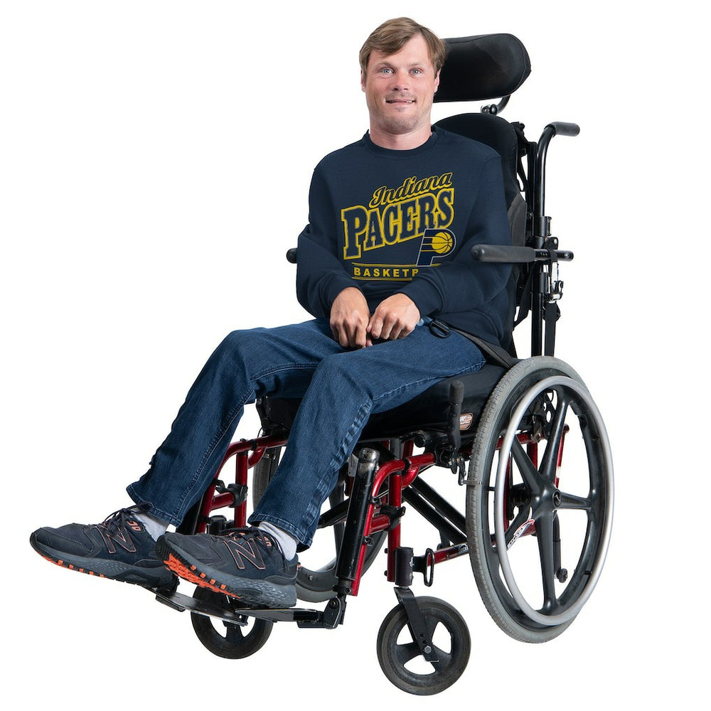 Indiana Pacers G-III Sports by Carl Banks Adaptive Headliner Fleece Crewneck Sweatshirt