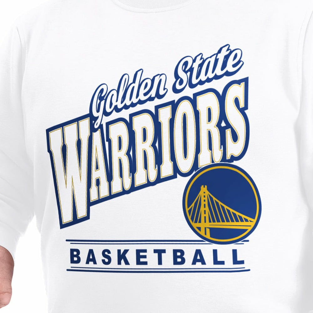 Golden State Warriors G-III Sports by Carl Banks Adaptive Headliner Fleece Crewneck Sweatshirt sale
