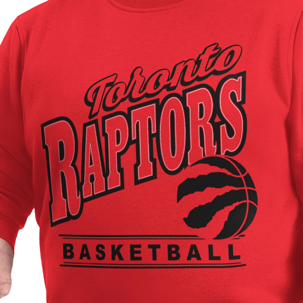 Toronto Raptors G-III Sports by Carl Banks Adaptive Headliner Fleece Crewneck Sweatshirt