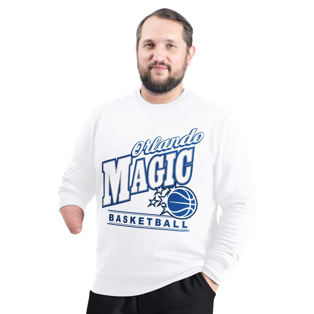 Orlando Magic G-III Sports by Carl Banks Adaptive Headliner Fleece Crewneck Sweatshirt