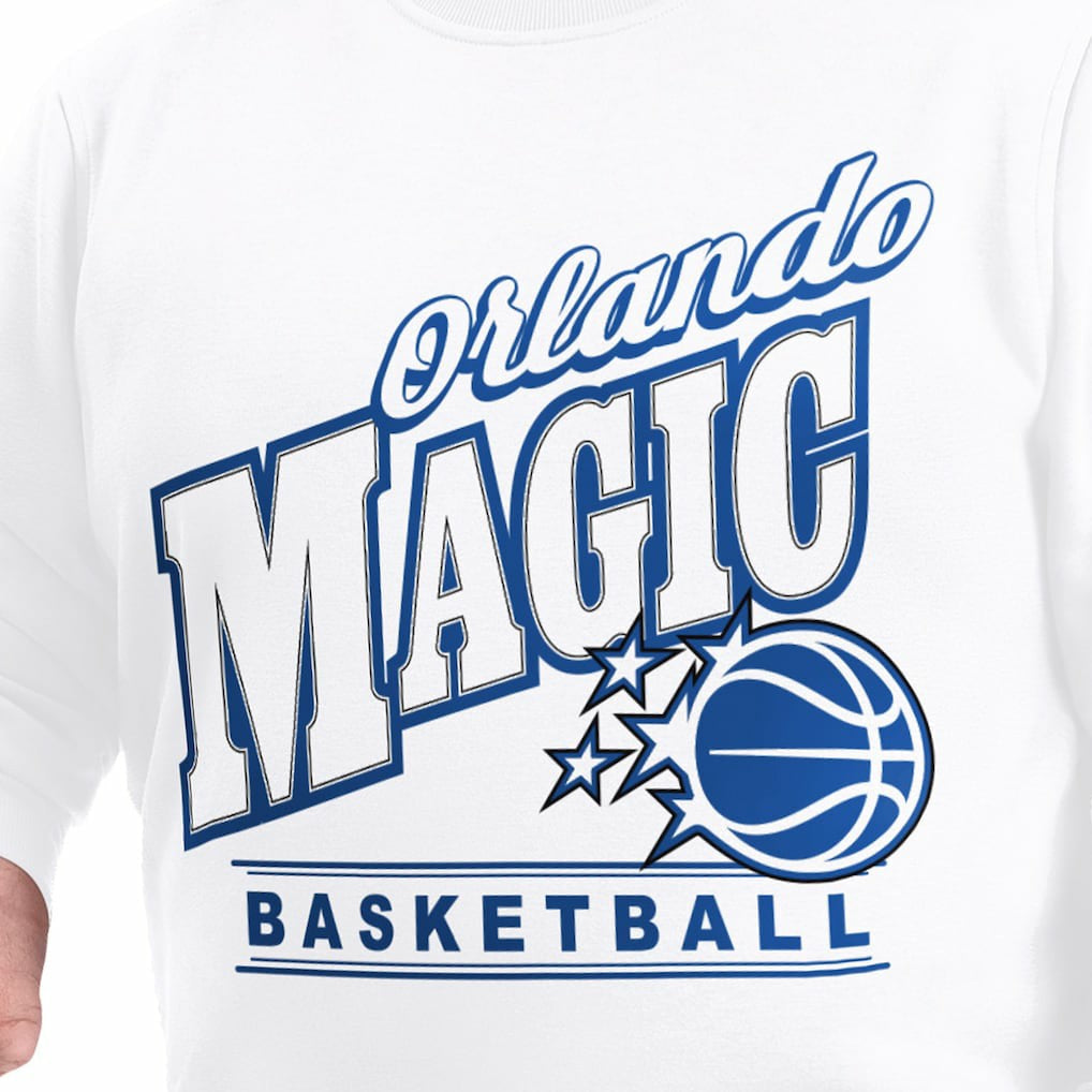 Orlando Magic G-III Sports by Carl Banks Adaptive Headliner Fleece Crewneck Sweatshirt