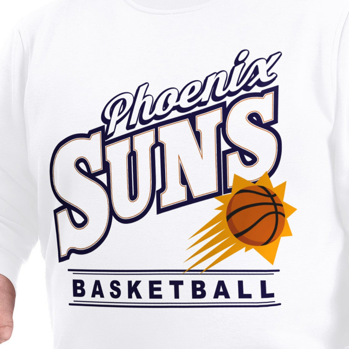 Phoenix Suns G-III Sports by Carl Banks Adaptive Headliner Fleece Crewneck Sweatshirt