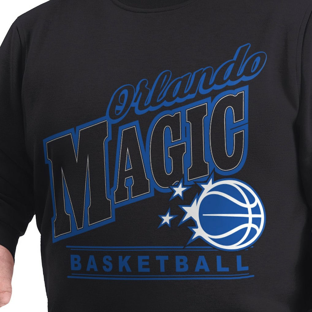 Orlando Magic G-III Sports by Carl Banks Adaptive Headliner Fleece Crewneck Sweatshirt