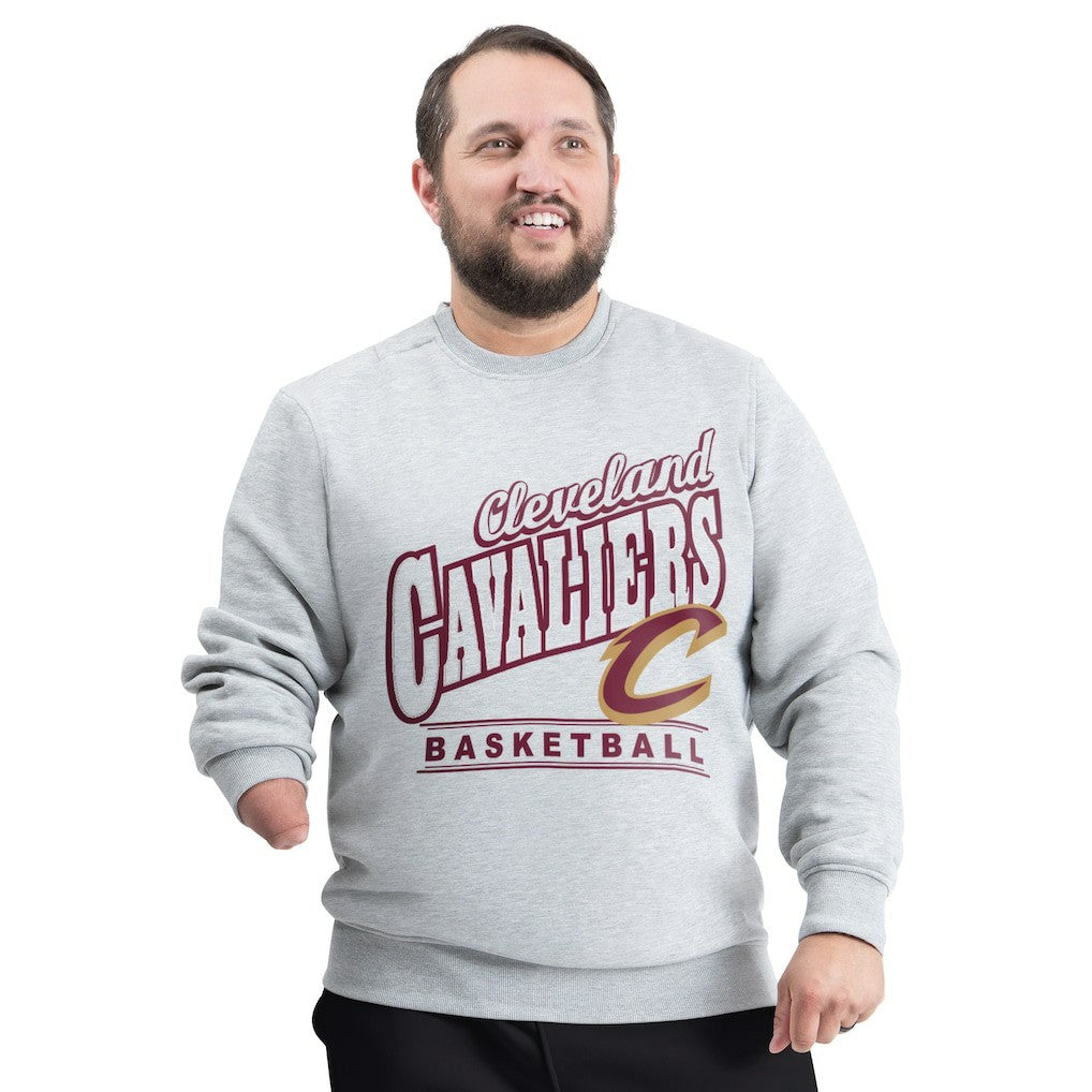 Cleveland Cavaliers G-III Sports by Carl Banks Adaptive Headliner Fleece Crewneck Sweatshirt sale