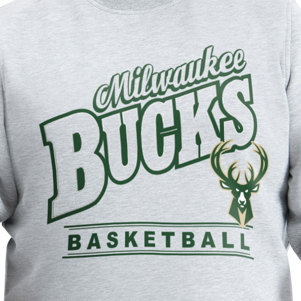 Milwaukee Bucks G-III Sports by Carl Banks Adaptive Headliner Fleece Crewneck Sweatshirt