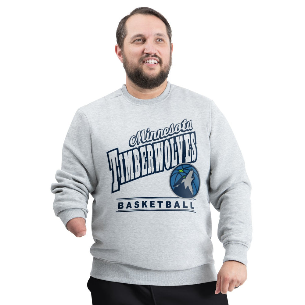 Minnesota Timberwolves G-III Sports by Carl Banks Adaptive Headliner Fleece Crewneck Sweatshirt