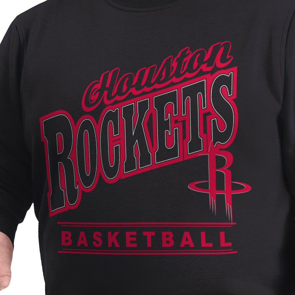 Houston Rockets G-III Sports by Carl Banks Adaptive Headliner Fleece Crewneck Sweatshirt sale