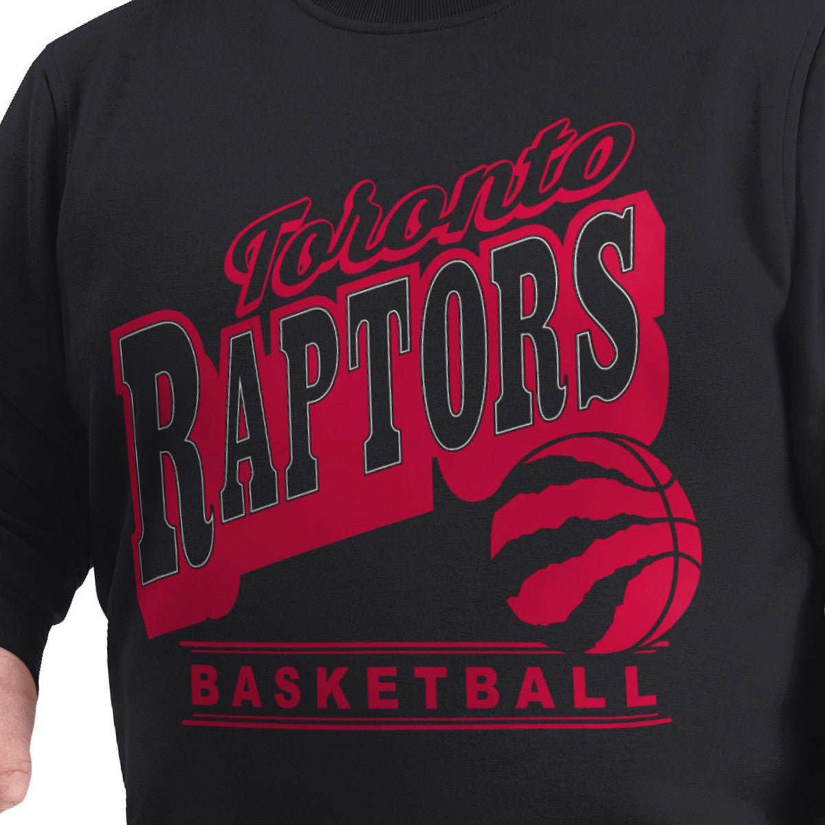 Toronto Raptors G-III Sports by Carl Banks Adaptive Headliner Fleece Crewneck Sweatshirt