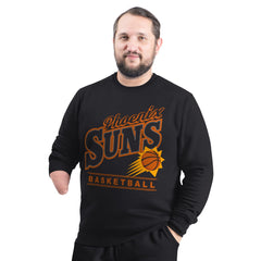 Phoenix Suns G-III Sports by Carl Banks Adaptive Headliner Fleece Crewneck Sweatshirt