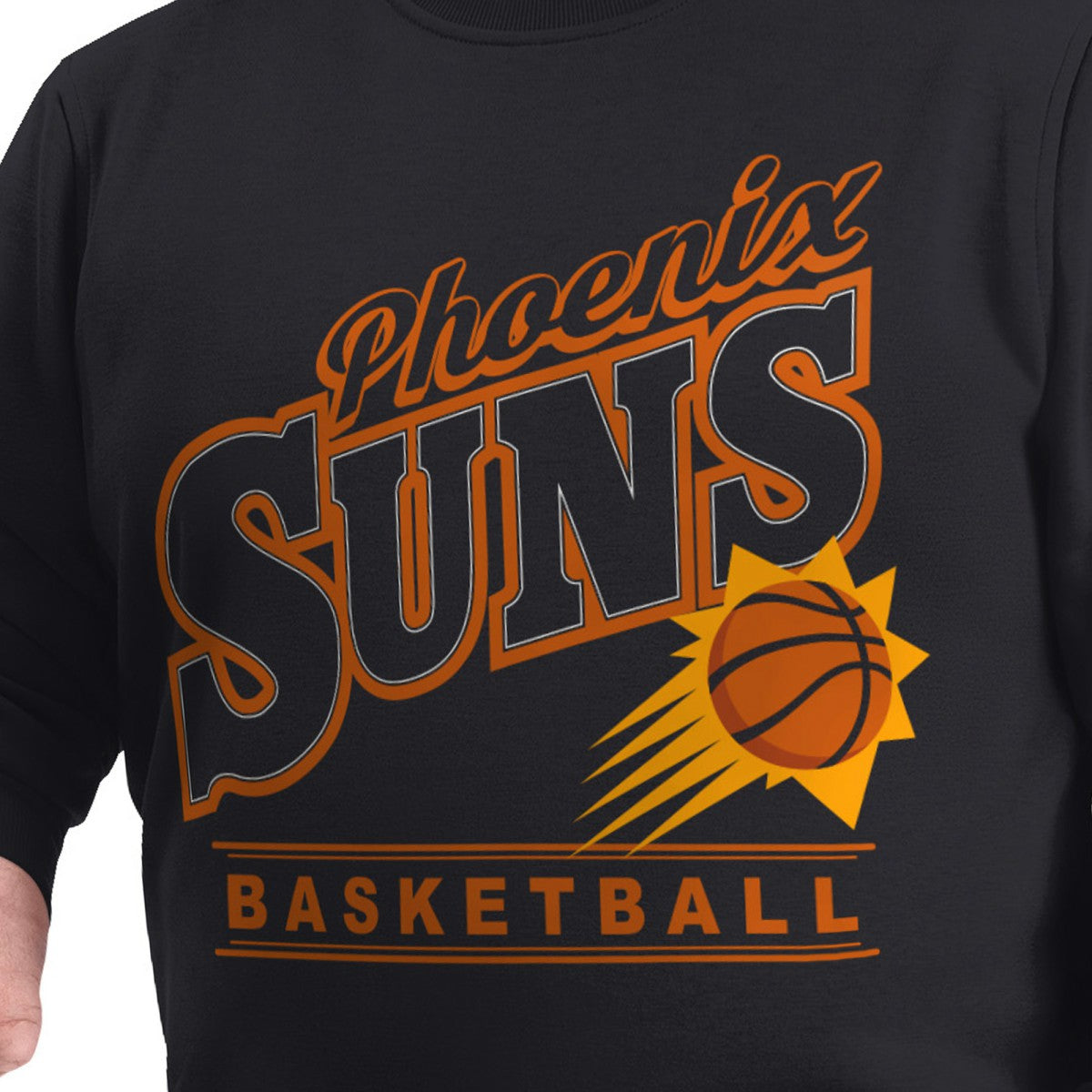 Phoenix Suns G-III Sports by Carl Banks Adaptive Headliner Fleece Crewneck Sweatshirt