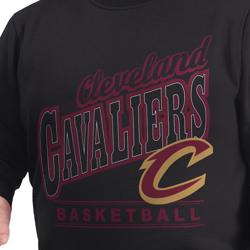Cleveland Cavaliers G-III Sports by Carl Banks Adaptive Headliner Fleece Crewneck Sweatshirt sale
