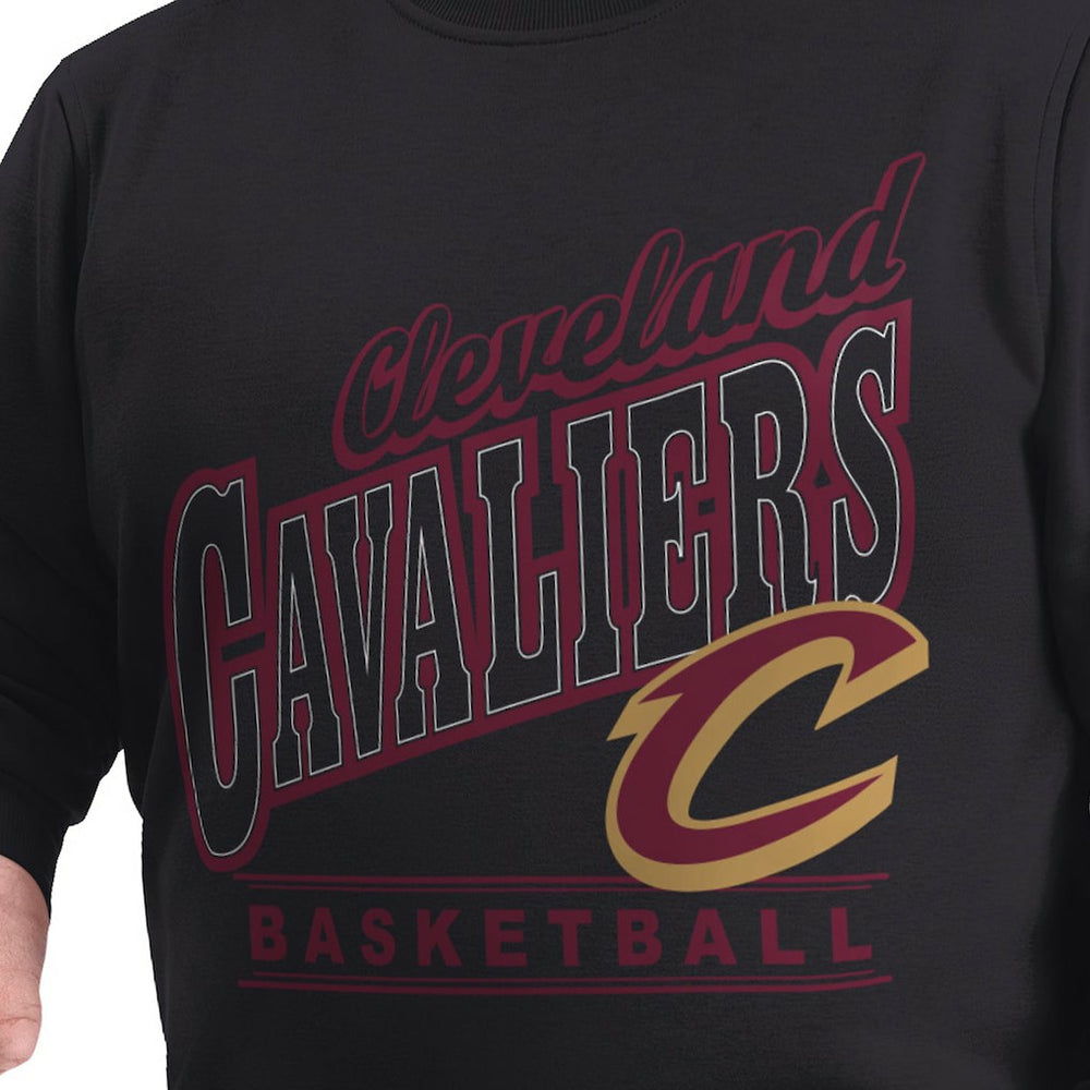 Cleveland Cavaliers G-III Sports by Carl Banks Adaptive Headliner Fleece Crewneck Sweatshirt sale
