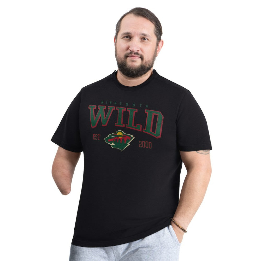 NHL Minnesota Wild G-III Sports by Carl Banks Adaptive Classic Team Graphic T-Shirt