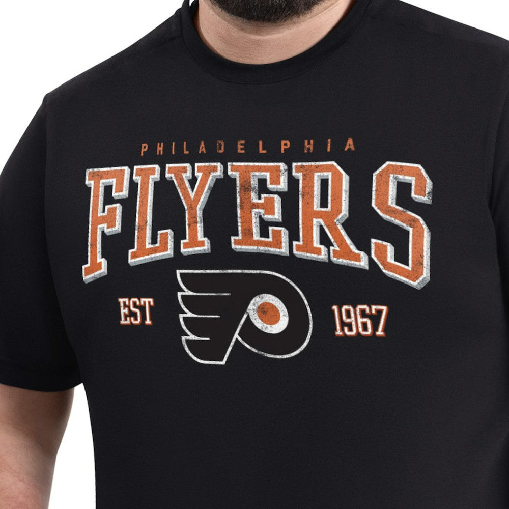 NHL Philadelphia Flyers G-III Sports by Carl Banks Adaptive Classic Team Graphic T-Shirt