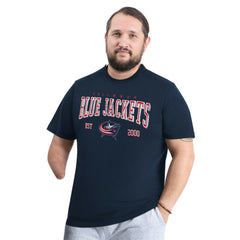NHL Columbus Blue Jackets G-III Sports by Carl Banks Adaptive Classic Team Graphic T-Shirt