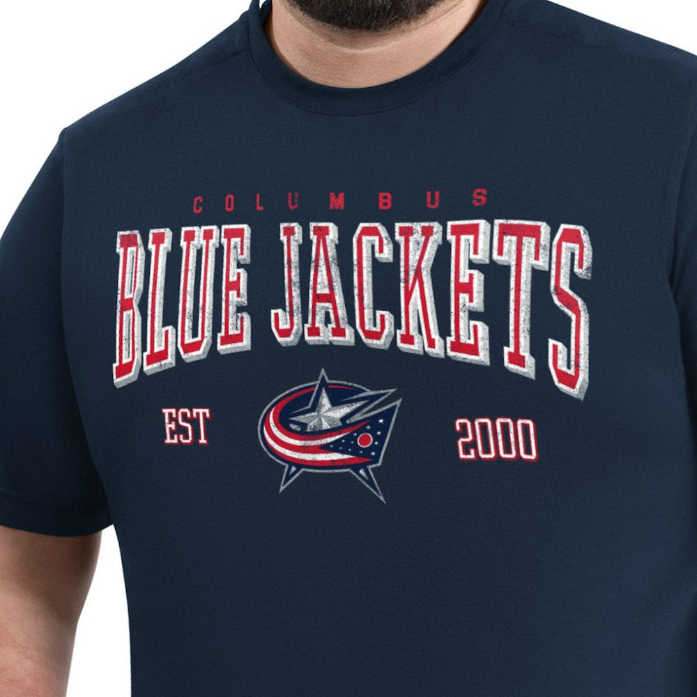 NHL Columbus Blue Jackets G-III Sports by Carl Banks Adaptive Classic Team Graphic T-Shirt