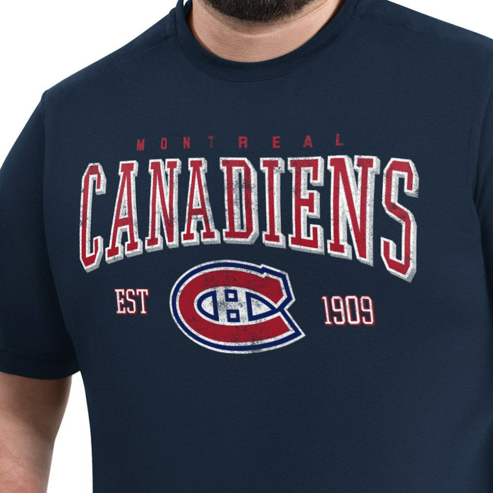 NHL Montreal Canadiens G-III Sports by Carl Banks Adaptive Classic Team Graphic T-Shirt