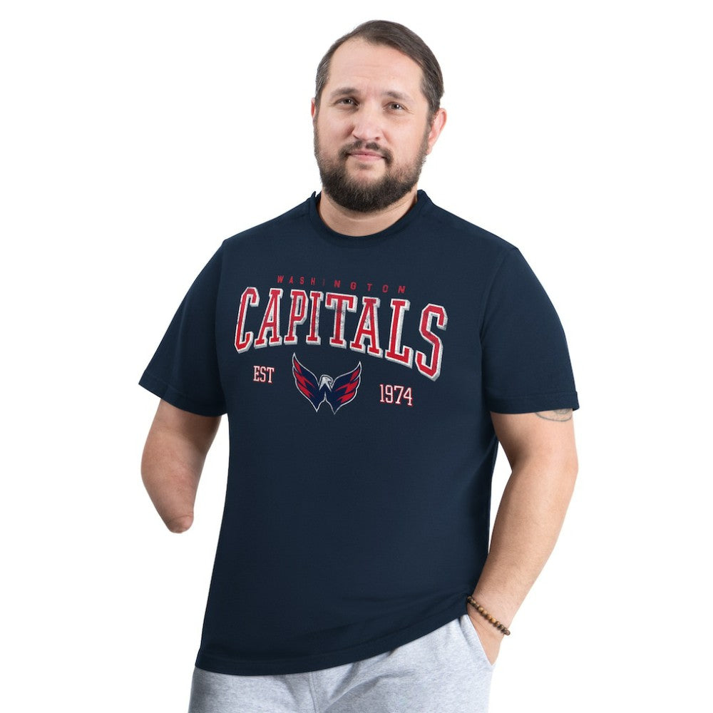 NHL Washington Capitals G-III Sports by Carl Banks Adaptive Classic Team Graphic T-Shirt