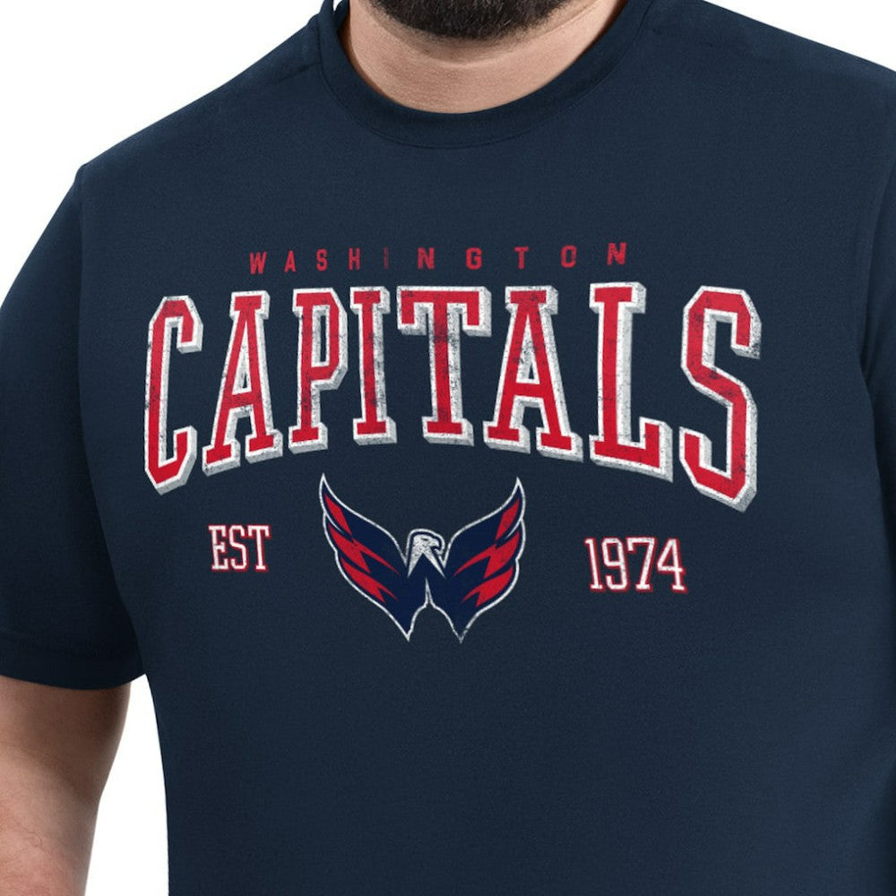 NHL Washington Capitals G-III Sports by Carl Banks Adaptive Classic Team Graphic T-Shirt
