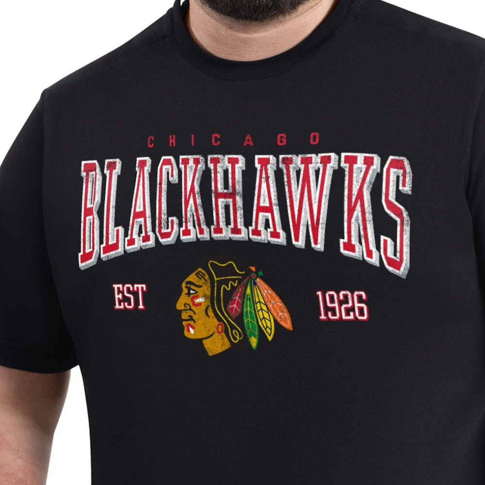 NHL Chicago Blackhawks G-III Sports by Carl Banks Adaptive Classic Team Graphic T-Shirt