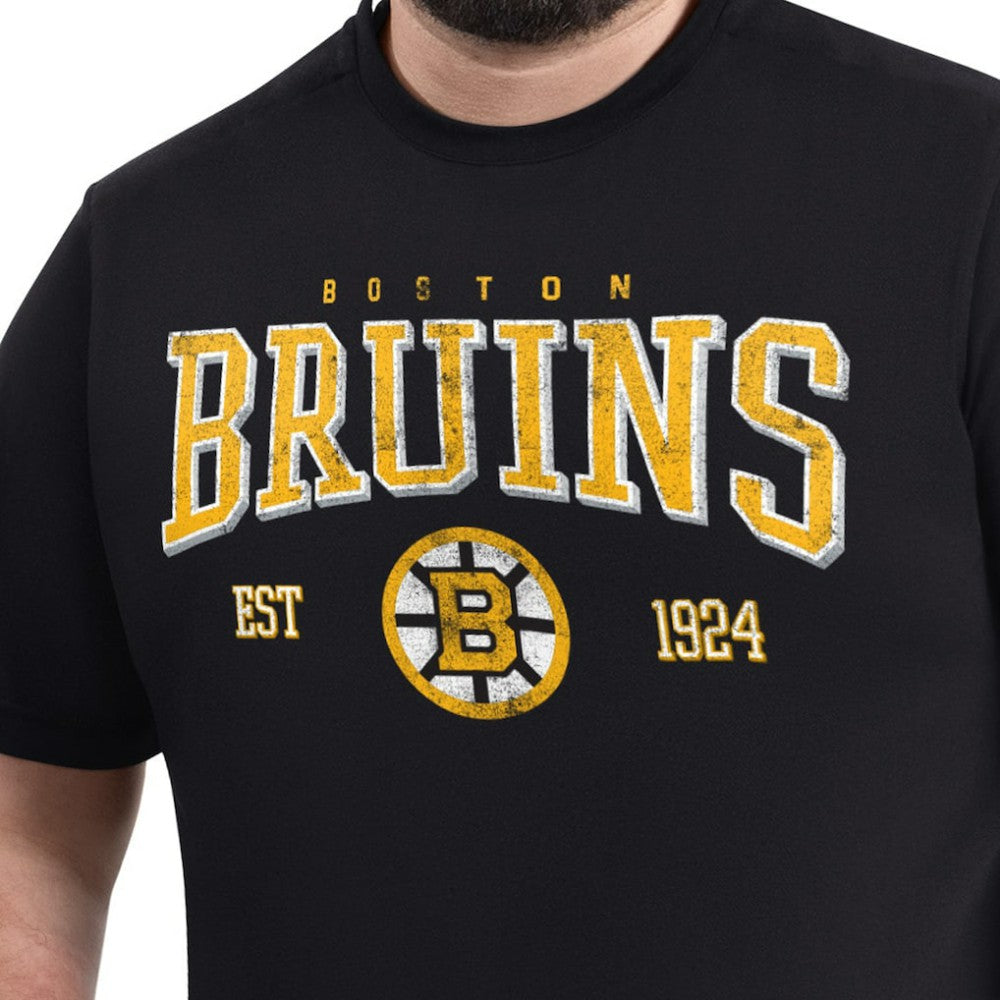 NHL Boston Bruins G-III Sports by Carl Banks Adaptive Classic Team Graphic T-Shirt