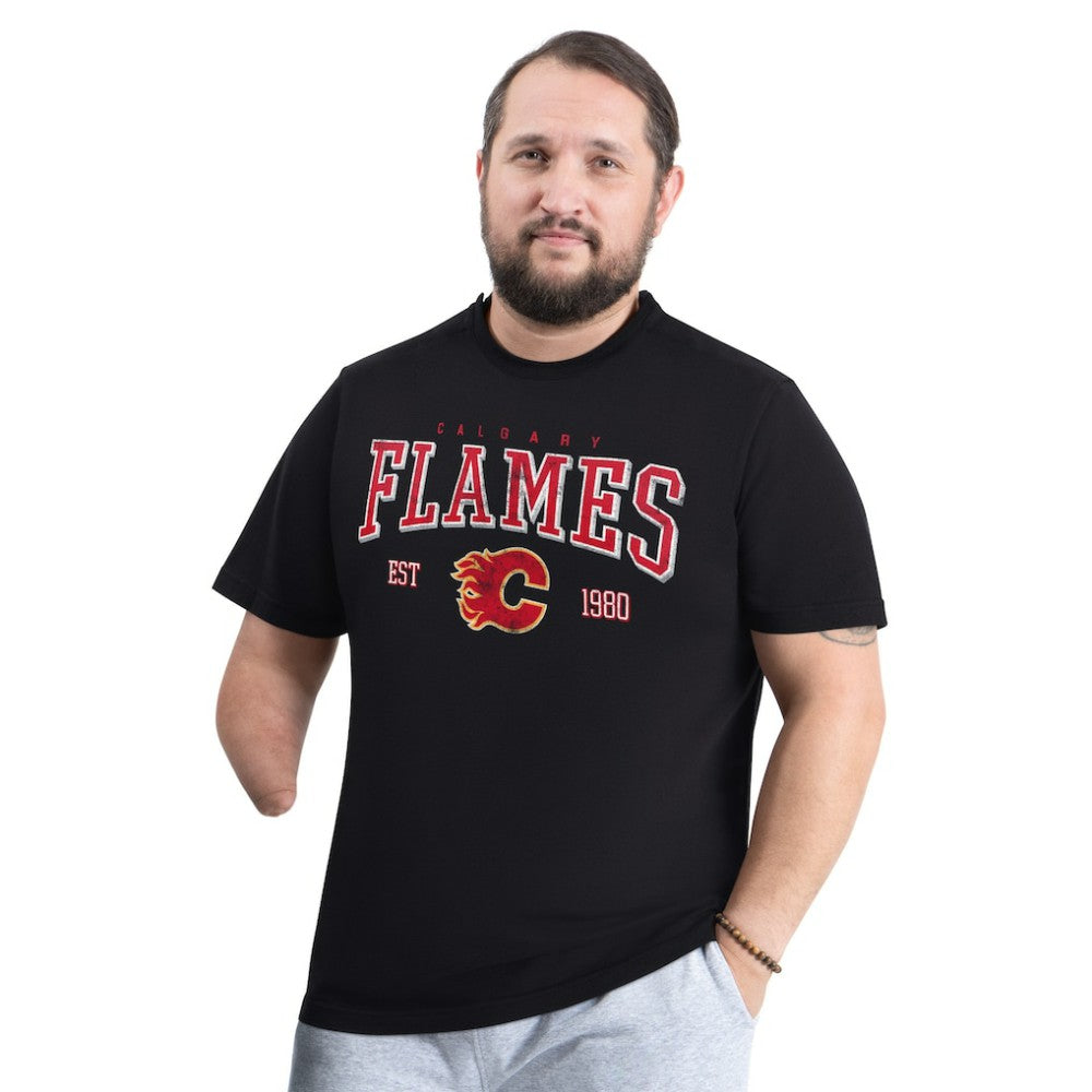 NHL Calgary Flames G-III Sports by Carl Banks Adaptive Classic Team Graphic T-Shirt