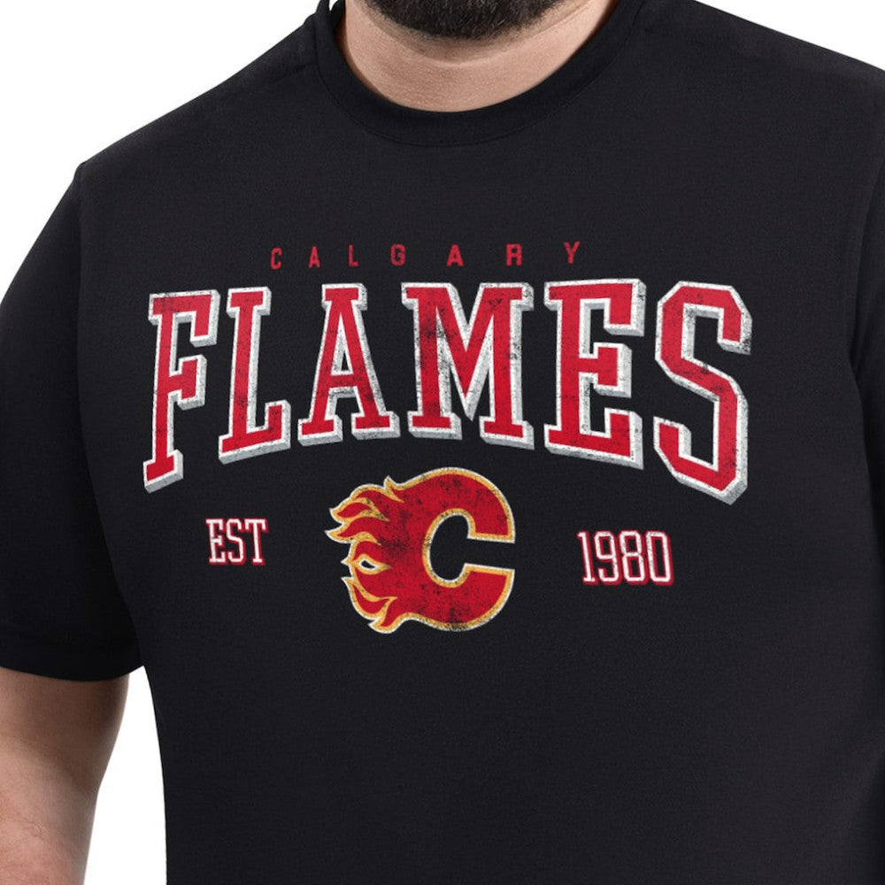 NHL Calgary Flames G-III Sports by Carl Banks Adaptive Classic Team Graphic T-Shirt