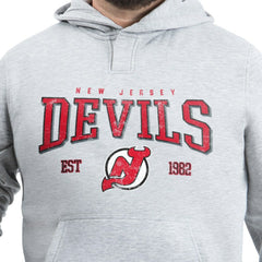 NHL New Jersey Devils G-III Sports by Carl Banks Adaptive Classic Team Spirit Fleece Hoodie