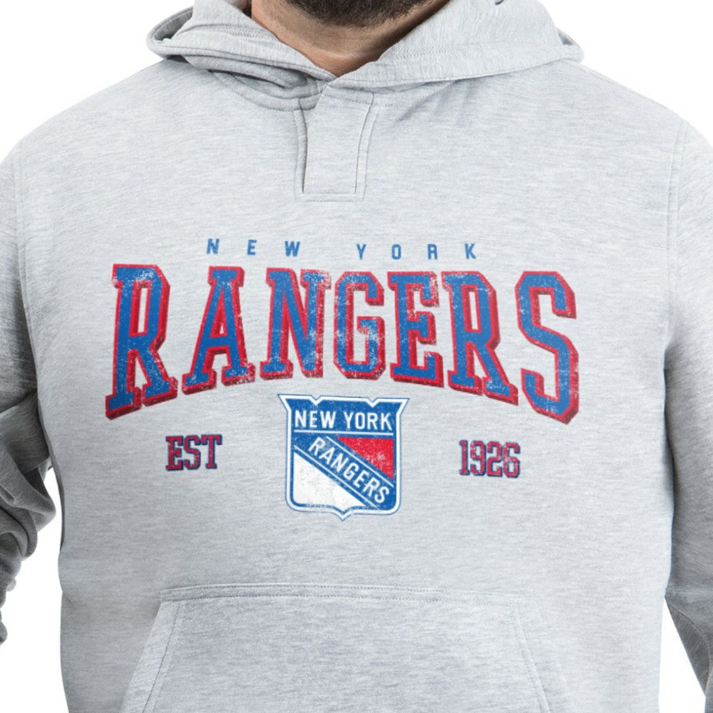 NHL New York Rangers G-III Sports by Carl Banks Adaptive Classic Team Spirit Fleece Hoodie